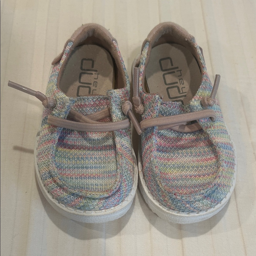Hey Dude Multicolor Baby Shoes EUC